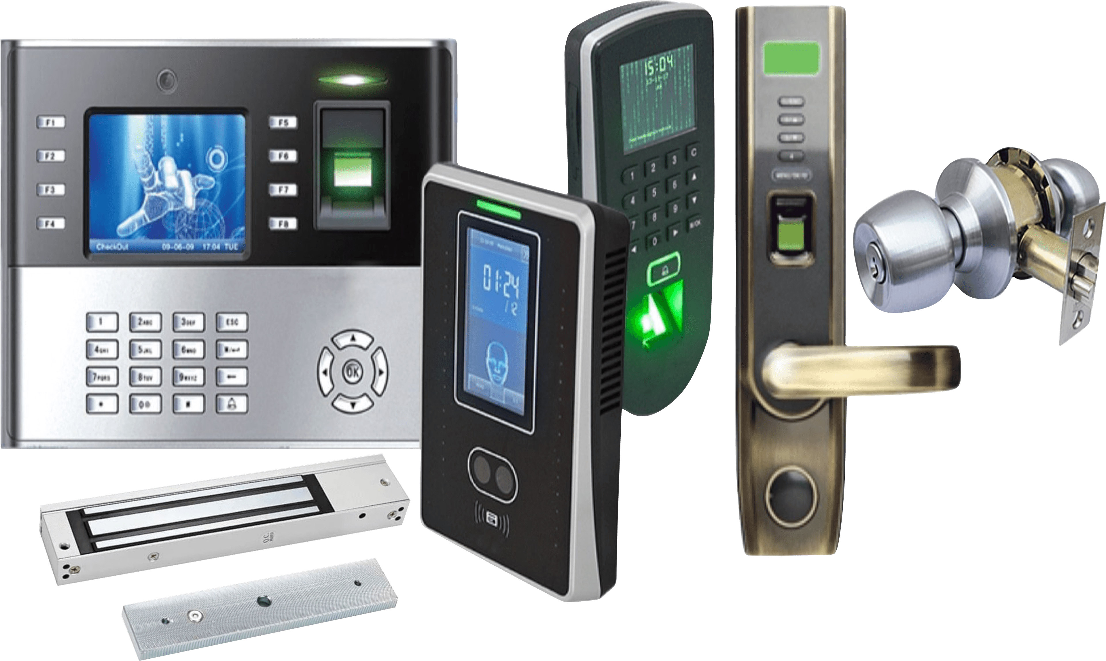 Access control system with biometric and card reader