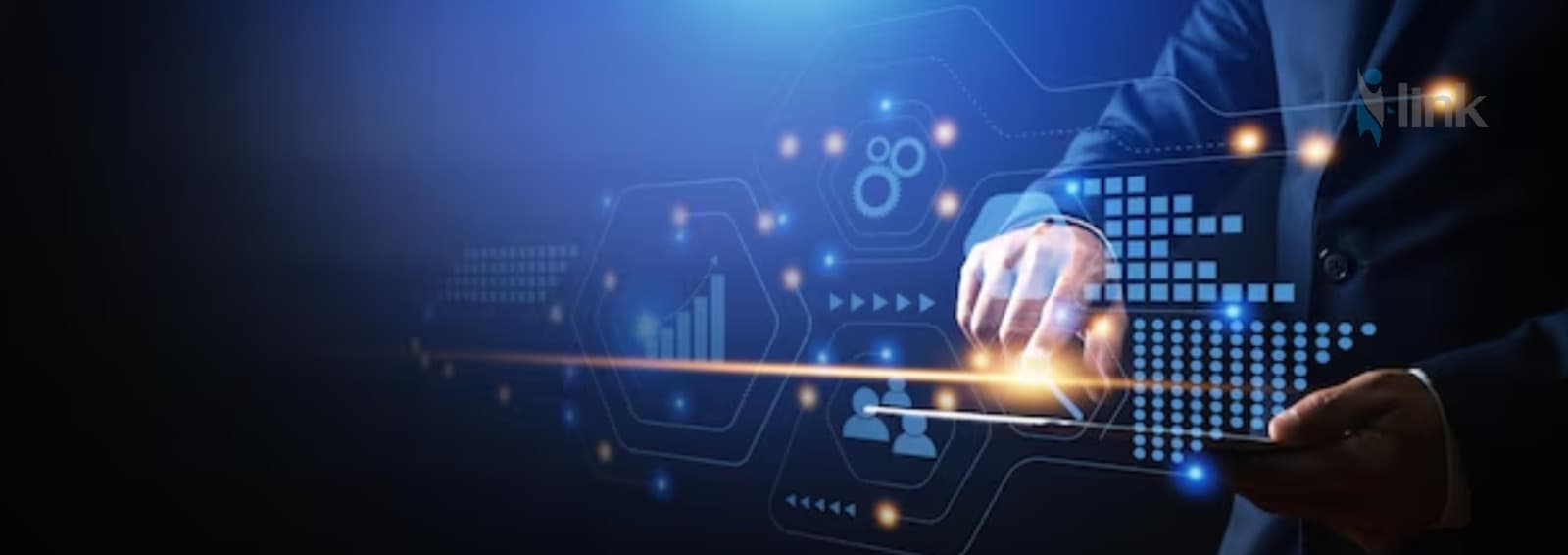 Modern architecture building with lines