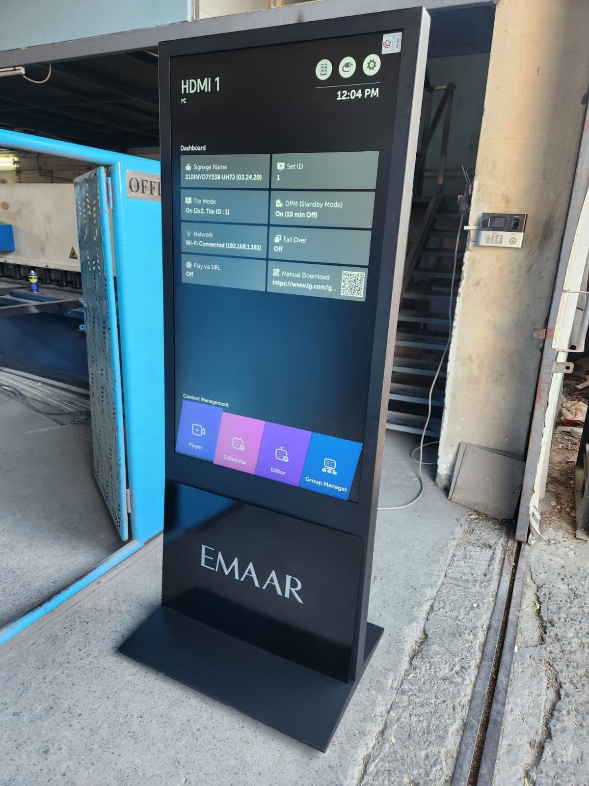 Modern kiosk and interactive display